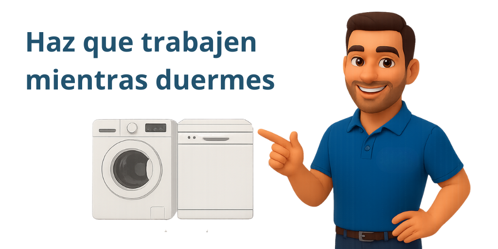 Programar lavadora y lavavajillas